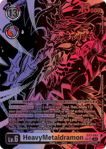HeavyMetaldramon [EX7-062] (Textured) [Digimon LIBERATOR] 