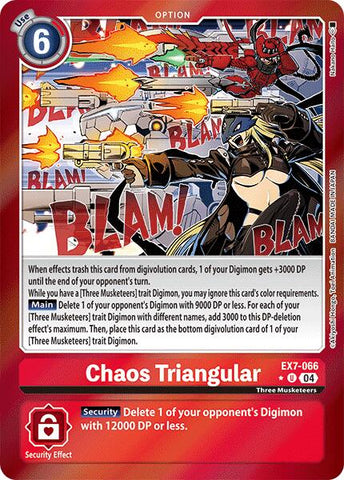 Chaos Triangular [EX7-066] (Foil) [Digimon LIBERATOR] 
