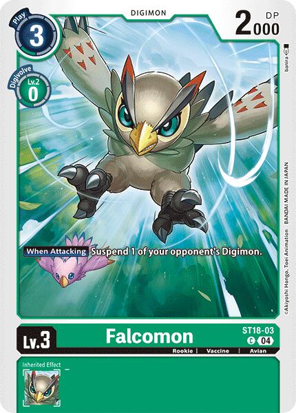 Falcomon [ST18-03] [Starter Deck: Guardian Vortex]