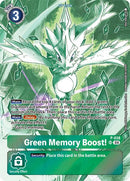 Green Memory Boost! [P-038] (Starter Deck 18 Exclusive) [Starter Deck: Guardian Vortex Promos] 