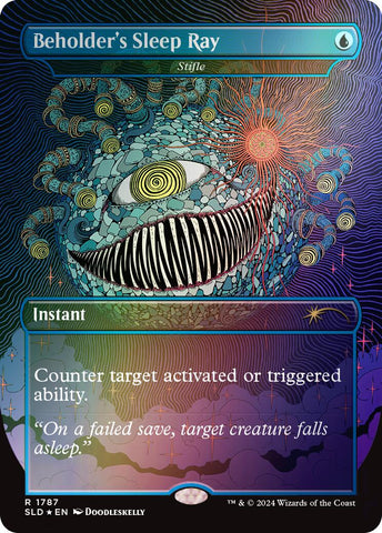 Beholder's Sleep Ray - Stifle (Rainbow Foil) [Secret Lair Drop Series] 