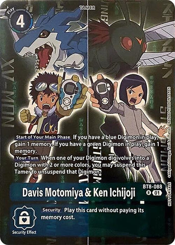 Davis Motomiya &amp; Ken Ichijoji [BT8-088] (Super Complete Selection Daisuke ver.) [New Awakening Promos] 