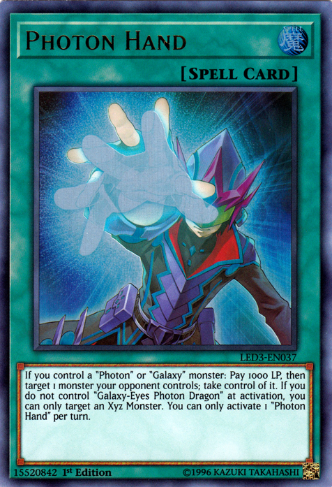 Photon Hand [LED3-EN037] Ultra Rare 