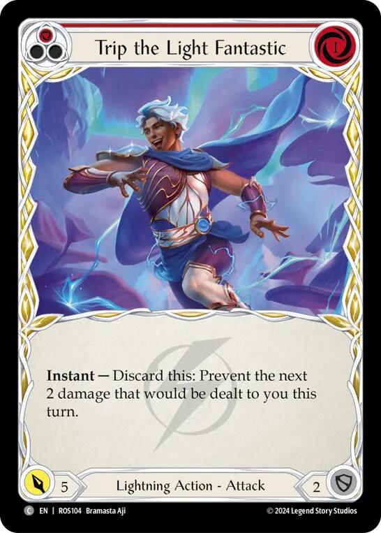 Trip the Light Fantastic (Red) [ROS104] (Rosetta) Rainbow Foil 