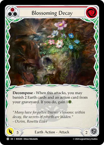 Blossoming Decay (Red) [ROS049] (Rosetta) Rainbow Foil 