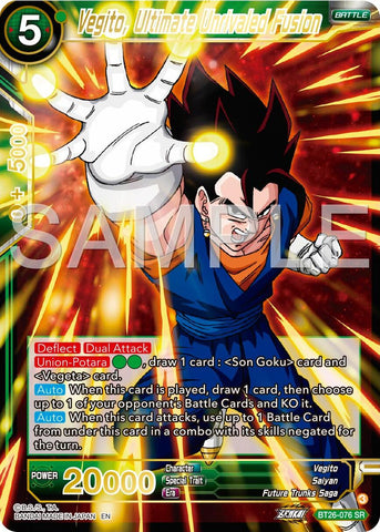 Vegito, Ultimate Unrivaled Fusion (BT26-076) [Ultimate Advent] 
