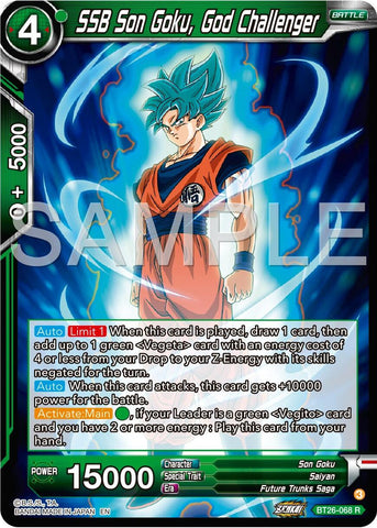 SSB Son Goku, God Challenger (BT26-068) [Ultimate Advent] 