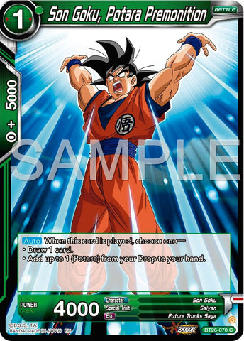 Son Goku, Potara Premonition (BT26-070) [Ultimate Advent] 