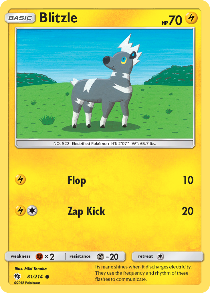 Blitzle (81/214) [Sun &amp; Moon: Lost Thunder] 