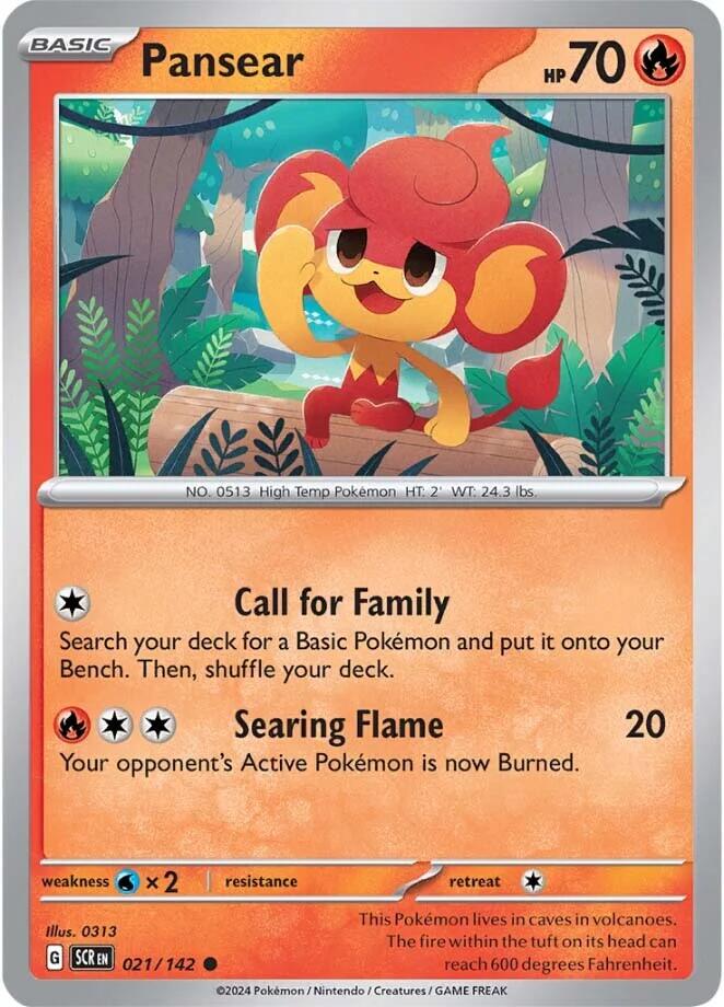 Pansear (021/142) [Scarlet &amp; Violet: Stellar Crown] 