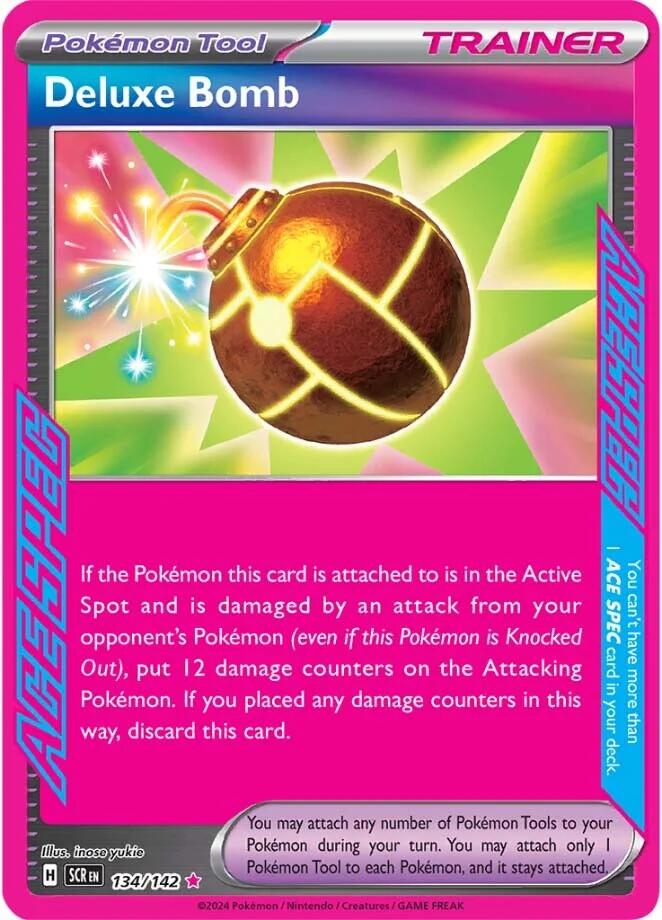 Deluxe Bomb (134/142) [Scarlet &amp; Violet: Stellar Crown] 