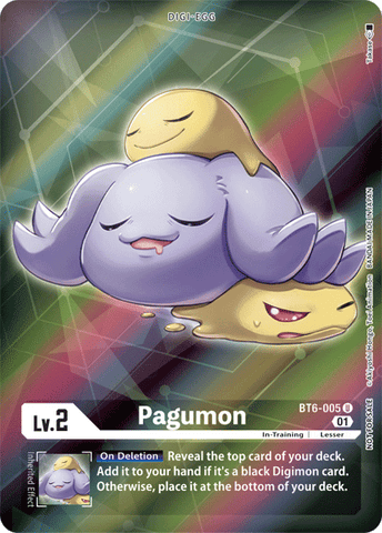 Pagumon [BT6-005] (Alternative Art - Box Topper) [Double Diamond] 