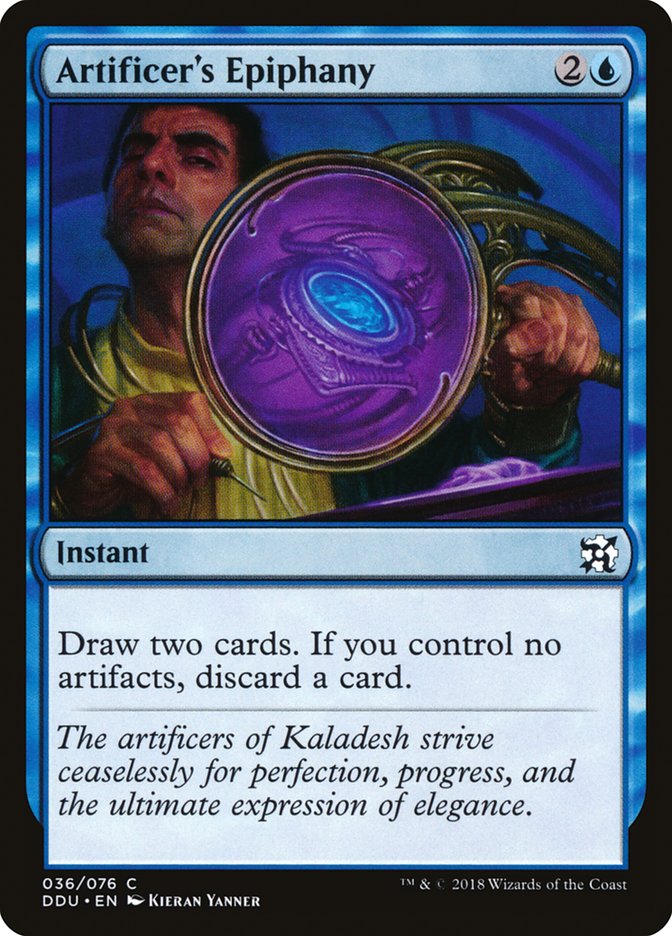 Artificer's Epiphany [Duel Decks: Elves vs. Inventors] 