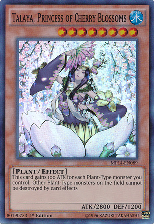 Talaya, Princess of Cherry Blossoms [MP14-EN089] Super Rare 