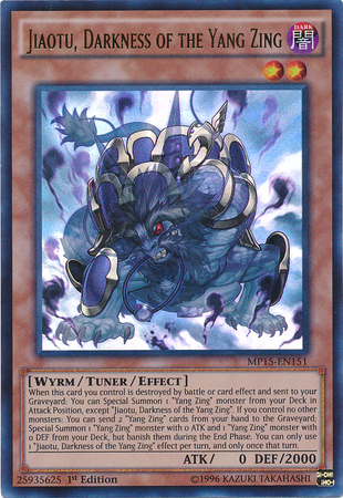 Jiaotu, Darkness of the Yang Zing [MP15-EN151] Ultra Rare 