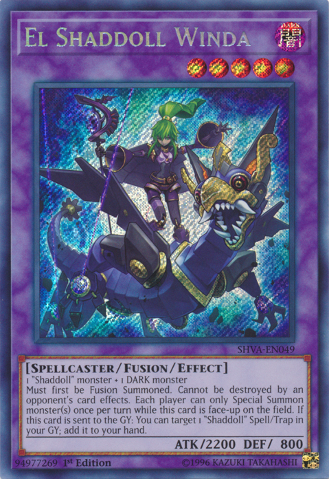 El Shaddoll Winda [SHVA-EN049] Secret Rare 