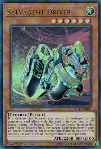 Salvagent Driver [COTD-EN005] Ultra Rare 