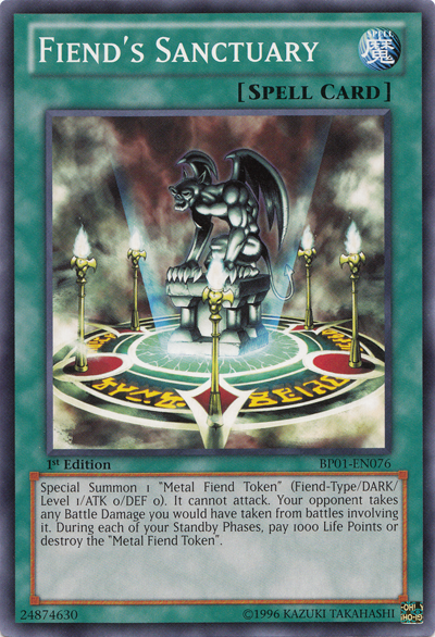 Fiend's Sanctuary [BP01-EN076] Common 