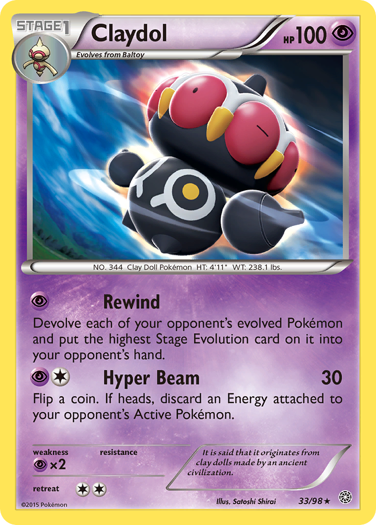Claydol (33/98) [XY: Ancient Origins] 