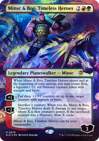 Minsc &amp; Boo, Timeless Heroes (Rainbow Foil) [Secret Lair Drop Series] 
