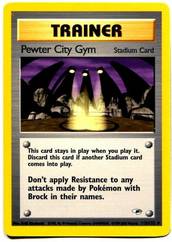 Pewter City Gym (115/132) [Gym Heroes Unlimited] 