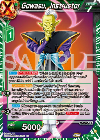 Gowasu, Instructor (BT26-065) [Ultimate Advent] 