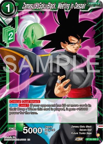 Zamasu &amp; Goku Black, Meeting in Despair (BT26-066) [Ultimate Advent] 