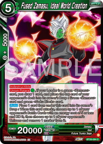 Fused Zamasu, Ideal World Creation (BT26-084) [Ultimate Advent] 