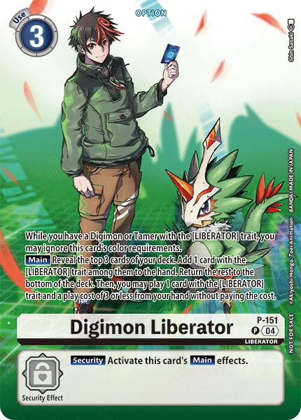 Digimon Liberator [P-151] - P-151 (Legend Pack 2024) [Digimon Promotion Cards]