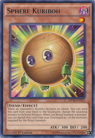Sphere Kuriboh [MP16-EN121] Rare 