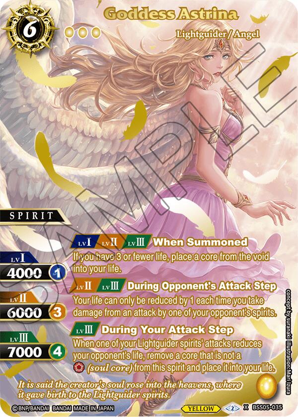 Goddess Astrina (Premium Card Collection -Summoner's Best-) (BSS05-035) [Battle Spirits Saga Promo Cards]