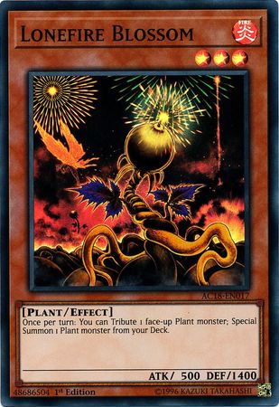 Lonefire Blossom [AC18-EN017] Super Rare 