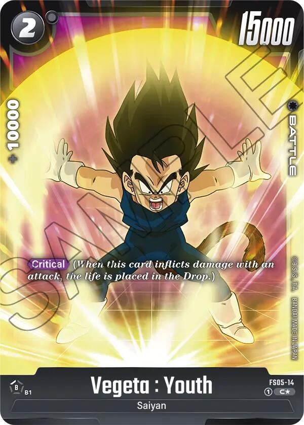 Vegeta : Youth (Bonus Pack Alternate Art) [Starter Deck: Bardock]