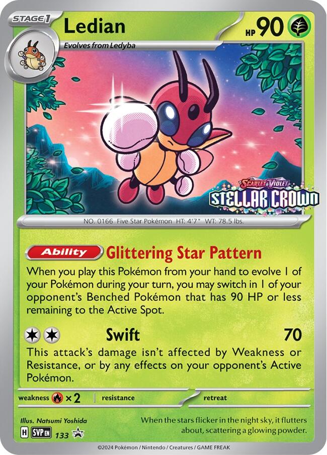 Ledian (SVP133) [Scarlet &amp; Violet: Black Star Promos] 