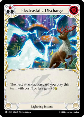Electrostatic Discharge (Red) [ARA018] (Rosetta Aurora Blitz Deck) 