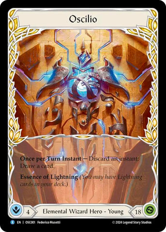 Oscilio [OSC001] (Rosetta Oscilio Blitz Deck) Rainbow Foil 