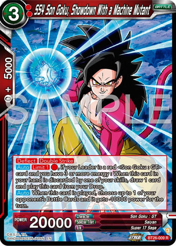 SS4 Son Goku, Showdown With a Machine Mutant (BT26-009) [Ultimate Advent] 