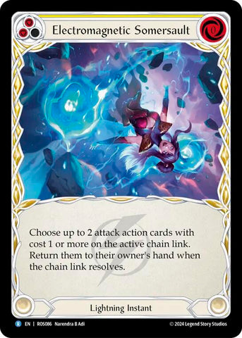 Electromagnetic Somersault (Yellow) [ROS086] (Rosetta) Rainbow Foil 