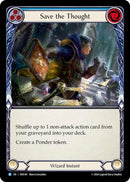 Save the Thought (Blue) [ROS181] (Rosetta) Rainbow Foil 