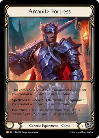 Arcanite Fortress (Extended Art) [ROS211] (Rosetta) Cold Foil 