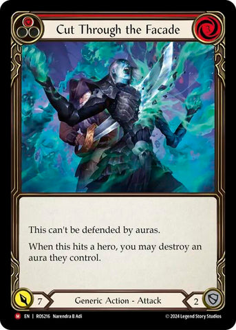 Cut Through the Facade [ROS216] (Rosetta) Rainbow Foil 