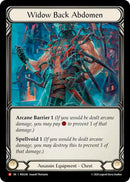 Widow Back Abdomen [ROS240] (Rosetta) Cold Foil 