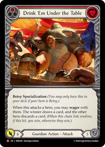 Drink 'Em Under the Table [ROS244] (Rosetta) Rainbow Foil 