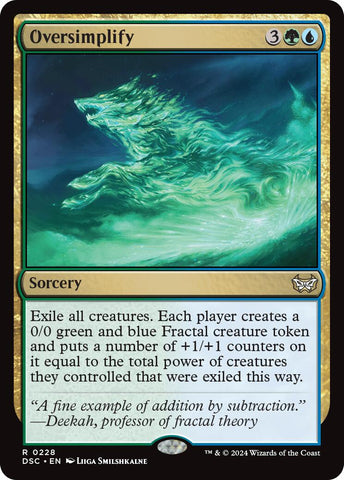 Oversimplify [Duskmorn: House of Horror Commander] 