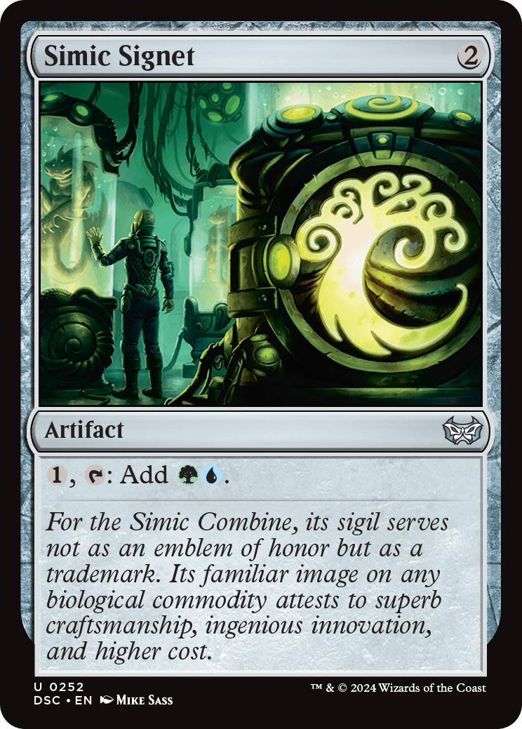 Simic Signet [Duskmourn: House of Horror Commander] 