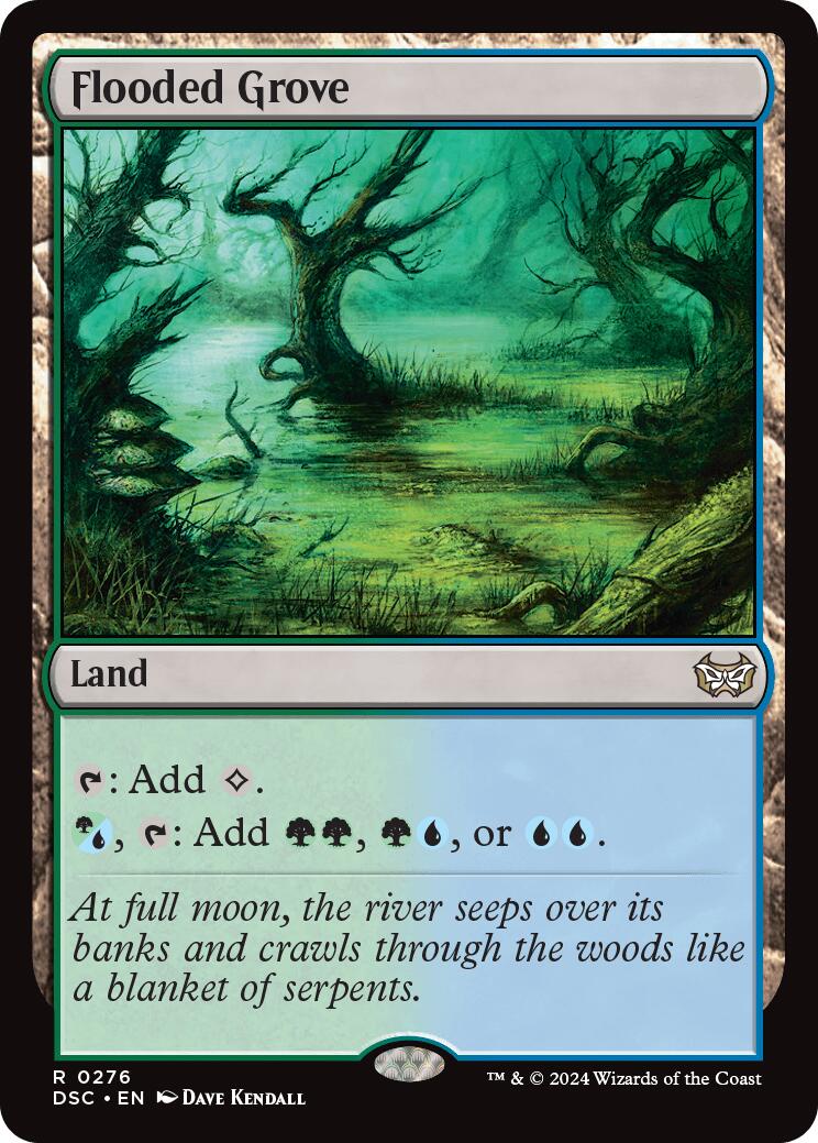 Flooded Grove [Duskmorn: House of Horror Commander] 