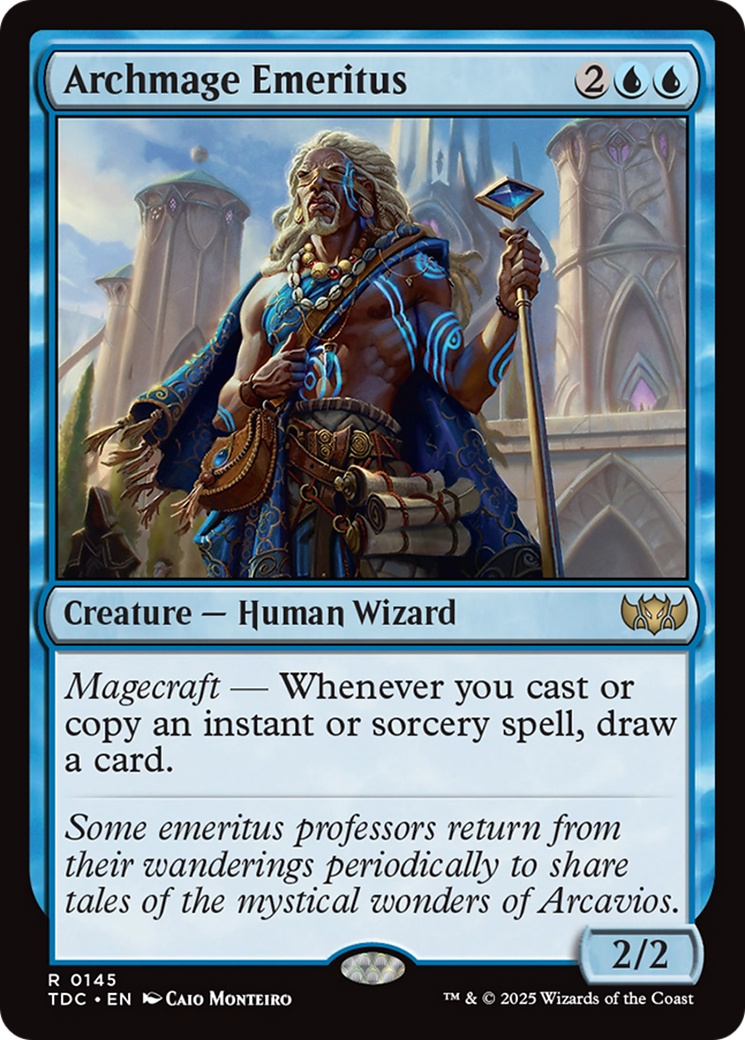 Archmage Emeritus [Tarkir: Dragonstorm Commander] 