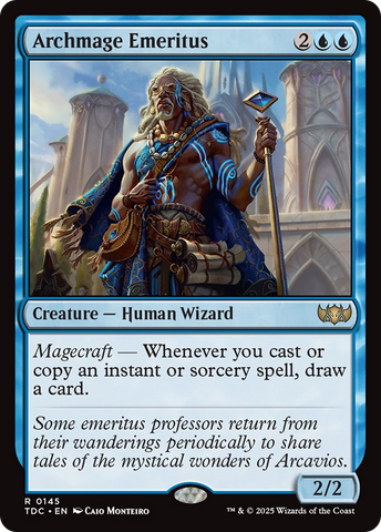 Archmage Emeritus [Tarkir: Dragonstorm Commander] 