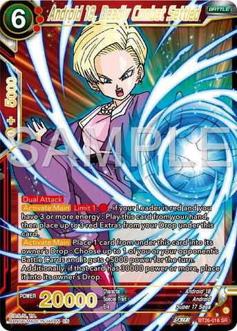 Android 18, Deadly Combat Settled (Bt26-016) [Ultimate Advent] 