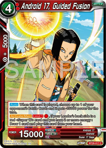 Android 17, Guided Fusion (BT26-017) [Ultimate Advent] 